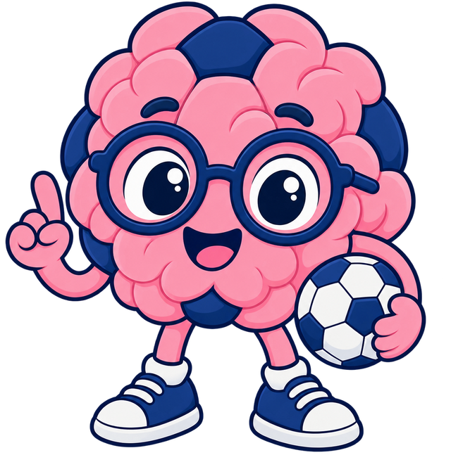 Mascotte SavoirFoot, un cerveau en ballon de football